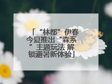 “林都”伊春今夏推出“森系”主题玩法 解锁避暑新体验