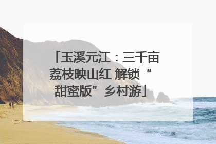 玉溪元江：三千亩荔枝映山红 解锁“甜蜜版”乡村游