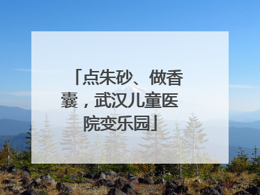 点朱砂、做香囊，武汉儿童医院变乐园