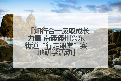 知行合一汲取成长力量 南通通州兴东街道“行走课堂”实地研学活动