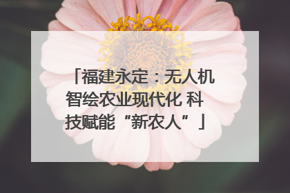 福建永定：无人机智绘农业现代化 科技赋能“新农人”