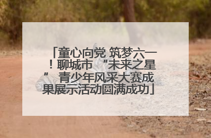 童心向党 筑梦六一！聊城市 “未来之星” 青少年风采大赛成果展示活动圆满成功
