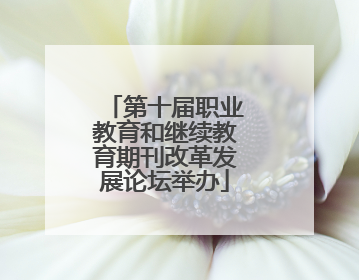 第十届职业教育和继续教育期刊改革发展论坛举办