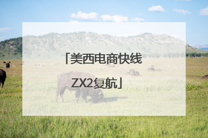 美西电商快线ZX2复航