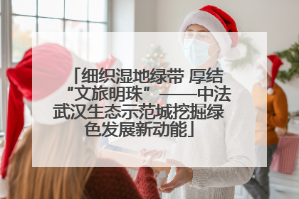 细织湿地绿带 厚结“文旅明珠”——中法武汉生态示范城挖掘绿色发展新动能