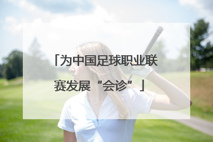 为中国足球职业联赛发展“会诊”