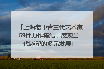 上海老中青三代艺术家69件力作集结，展现当代雕塑的多元发展