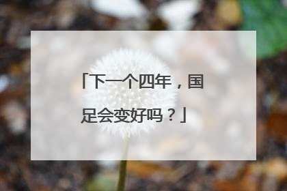 下一个四年，国足会变好吗？