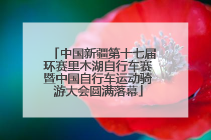 中国新疆第十七届环赛里木湖自行车赛暨中国自行车运动骑游大会圆满落幕