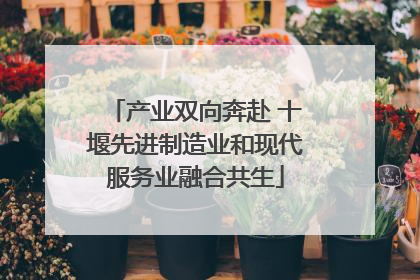 产业双向奔赴 十堰先进制造业和现代服务业融合共生