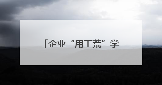 企业“用工荒”学子“求职难”，这场“及时雨行动”变“两难”为“双赢”
