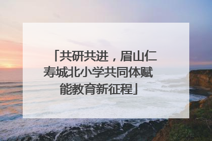 共研共进，眉山仁寿城北小学共同体赋能教育新征程