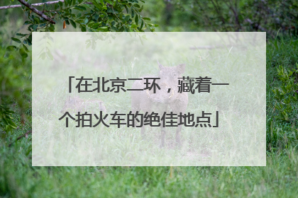 在北京二环，藏着一个拍火车的绝佳地点