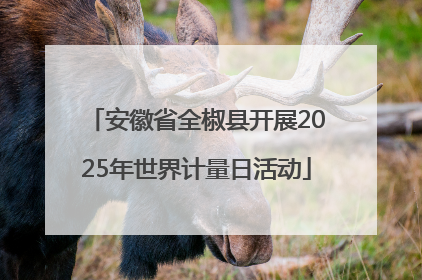 安徽省全椒县开展2025年世界计量日活动