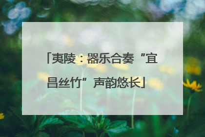 夷陵：器乐合奏“宜昌丝竹”声韵悠长