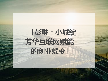 彭琳：小城绽芳华互联网赋能的创业蝶变