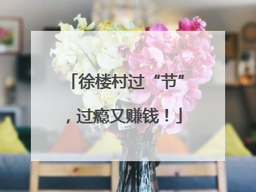 徐楼村过“节”，过瘾又赚钱！