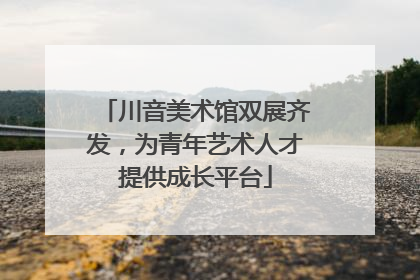 川音美术馆双展齐发，为青年艺术人才提供成长平台