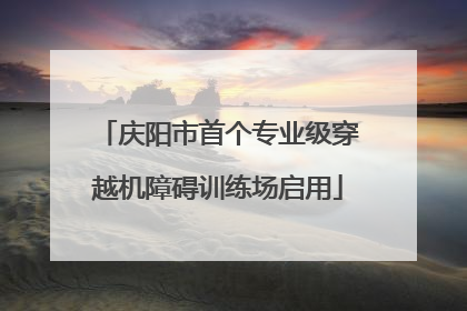 庆阳市首个专业级穿越机障碍训练场启用