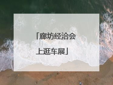 廊坊经洽会上逛车展