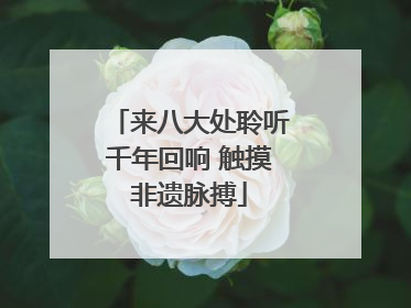 来八大处聆听千年回响 触摸非遗脉搏