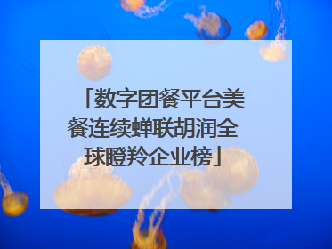 数字团餐平台美餐连续蝉联胡润全球瞪羚企业榜