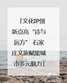 文化IP创新点亮“诗与远方” 石家庄文旅赋能城市多元魅力