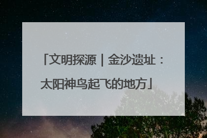 文明探源｜金沙遗址：太阳神鸟起飞的地方