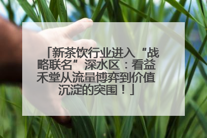 新茶饮行业进入“战略联名”深水区：看益禾堂从流量博弈到价值沉淀的突围！