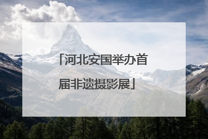 河北安国举办首届非遗摄影展