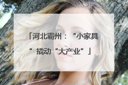 河北霸州：“小家具”撬动“大产业”