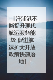 洋浦港不断提升现代航运服务能级 促进航运扩大开放政策快速落地