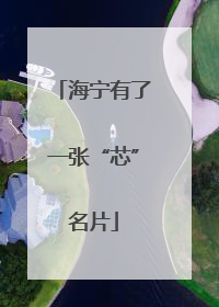 海宁有了一张“芯”名片