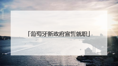 葡萄牙新政府宣誓就职