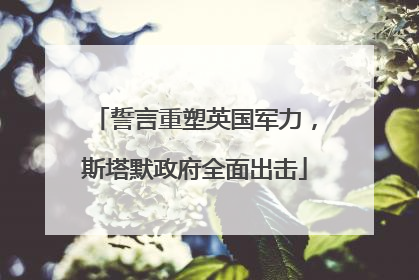誓言重塑英国军力，斯塔默政府全面出击