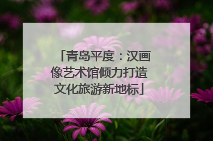 青岛平度：汉画像艺术馆倾力打造文化旅游新地标