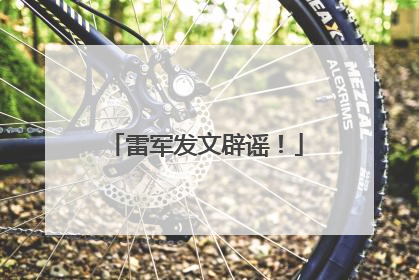 雷军发文辟谣！