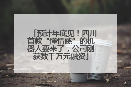预计年底见！四川首款“懂情感”的机器人要来了，公司刚获数千万元融资