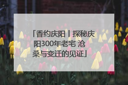 香约庆阳丨探秘庆阳300年老宅 沧桑与变迁的见证