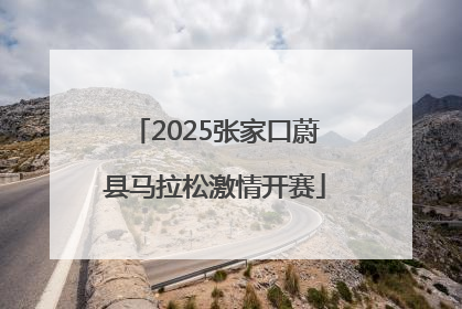 2025张家口蔚县马拉松激情开赛