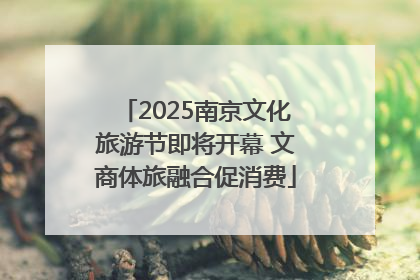 2025南京文化旅游节即将开幕 文商体旅融合促消费