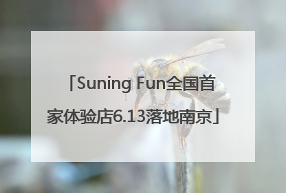 Suning Fun全国首家体验店6.13落地南京